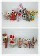 12 Fabric Sponge Doll Keyring Keychain Handmade Assorted 12 Fabric Sponge Doll Keyring Keychain Handmade Assorted