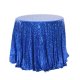 1Pc Loyal Blue Sequin Table Cloth Cover Backdrop Wedding Party