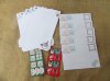 1Set Christmas Letter Stationery Christmas Greeting w/Stickers