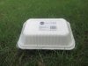 4Pcs Sugarcane Takeaway Boxes Clamshell Box Biodegradable