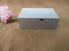 1Pc Luxurious Elegant Silver Glitter Jewelry Trinket Box