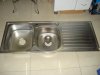 New Stainless Steel Kitchen Sink - Double Bowl 1145mm
