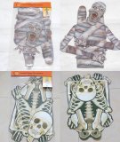 10 Paper Skeleton Skull Scary Mummy Scary Decorative Toy