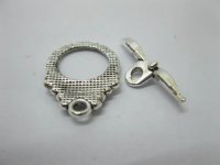 100 Sets European Style Toggle Clasp Jewelry Finding