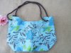 3Pcs Blue Shopping Bag Carry Tote Bag for Outdoor Beach Favor