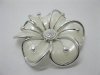 20Pcs Pearl Ivory Blossom Hairclip Jewelry Finding Beads 20Pcs Pearl Ivory Blossom Hairclip Jewelry Finding Beads