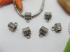 20pcs Tibetan Silver Barrel Bail Beads European Design