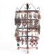 1X New 4 Tiers Revolving 72 Pairs Earring Display Holder