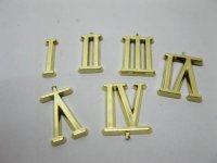 100Set X 12Pcs Golden Roman Clock Repair Numbers