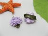 195 Light Purple Hand Craft Carnation Embellishment