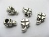 100 Charms Metal Leaves European Beads ac-sp516
