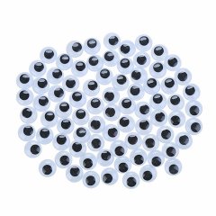 2500 Black Joggle Eyes/Movable Eyes for Crafts 10mm