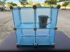 1Set x 4 Compartment Blue Stacking Cube Organizer Storage Rack