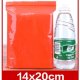100Pcs Red Resealable Zip Lock Plastic Bag Privacy Pouch 20x14cm