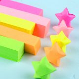 2x1350Pcs Origami Lucky Star Paper for Funny 5 Colors Mixed