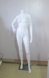 1X White Full Body Size Female Mannequin without Head 158cm High