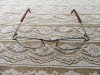 1Pc Clear Folding Foldable Reading Glasses 225+ with Case