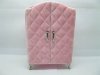 1Pc Light Pink Velvet Cabinet Jewelry Box