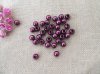 250g (400Pcs) Red Wine Simulate Pearl Beads Barrel Pony Beads