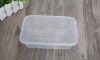 50 Disposable Take Away Food Box Container Bento Lunch Box 750ML