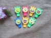 100 Funny Kids Whistles with Neck Straps Mixed Color