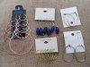 12Packets Metal Earring Hoop Studs Fashion Jewellry Assorted