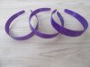 20X New Purple Plastic Headbands Jewelry Finding 25mm Wide