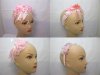 12X New Cute Pink Flower Floral Headband for Girl