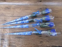 60Pcs Blue Bath Artificial Rose Soap Flower Mother's Day Gift