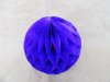10X Purple Tissue Paper Pom Poms Honeycomb Balls Lanterns