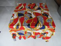 1Pc Silky Red Table Cloth Table Cover Party Favor 210x140cm