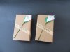 24Pcs Kraft Paper Gift Boxes Ring Necklace Jewelry Boxes 8x5x2.5