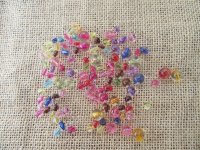 500Grams Round Plastic Beads 3 Sizes 6/8/10mm Mixed Color