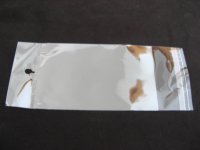 1000 Clear Self-Adhesive Seal plastic bag 6.5x17cm