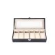 1X Watch Storage Display Case 6 Compartment w/Cover