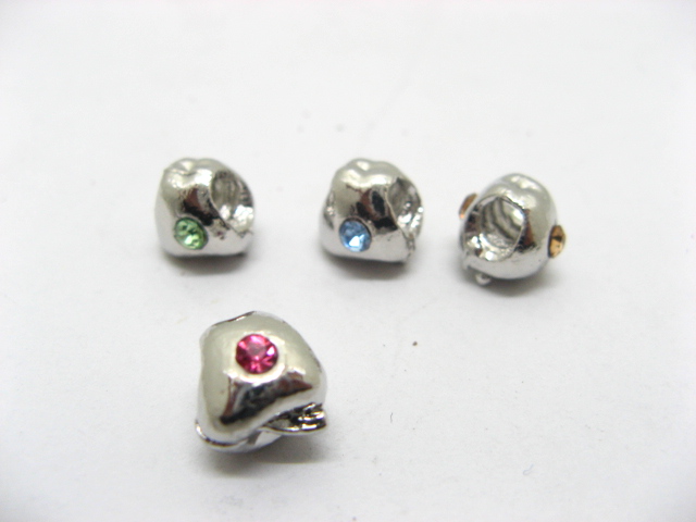 20 Alloy Apple Thread European Beads ac-sp545 - Click Image to Close