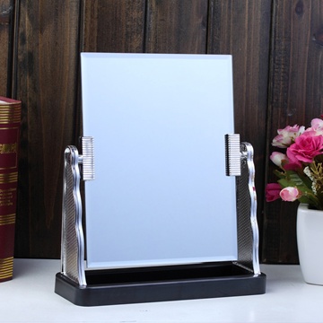 1Pc Silvery Dresser Beauty Makeup Mirror 19.5x24cm - Click Image to Close