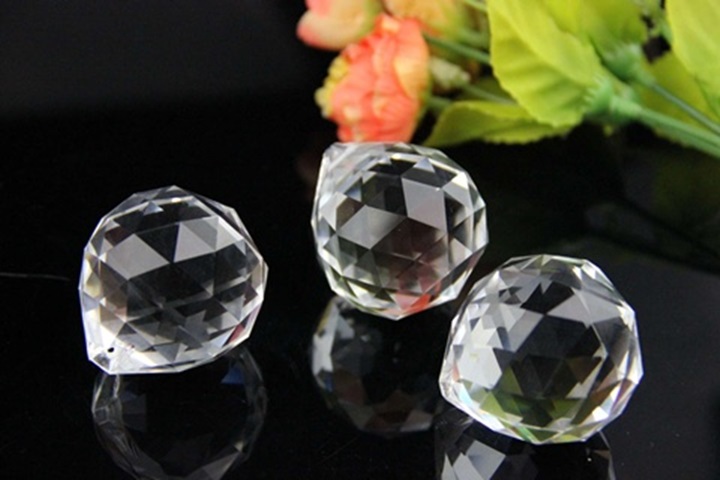 20X Clear Crystal Balls for Suncatcher 20x23mm - Click Image to Close