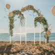 1Set x 3Pcs White Arch Frame Balloon Holder Wedding Backdrop (image for) 1Set x 3Pcs White Arch Frame Balloon Holder Wedding Backdrop