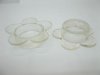 240 Flower Shape Clear Glass Candle Holder Wedding Favor 240 Flower Shape Clear Glass Candle Holder Wedding Favor