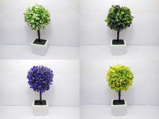 12X Artificial Boxwood Topiary Tree with Pot 23cm High Wholesale (image for) 12X Artificial Boxwood Topiary Tree with Pot 23cm High Wholesale