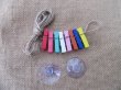 6Sets Photo Hanger Line Hemp Cord w/Clips Suction Cups DIY Room