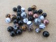 (image for) 250Grams Round Plastic Beads Loose Beads Assorted