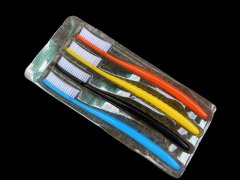 (image for) 12Pcs Extra Wide Head Toothbrush Long Bristles for Deep Cleaning