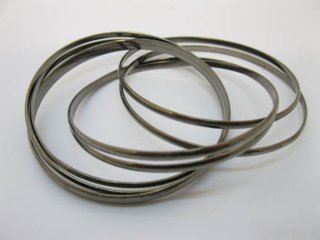 1Pack X 12Sets Black Stylish Thin Bracelets