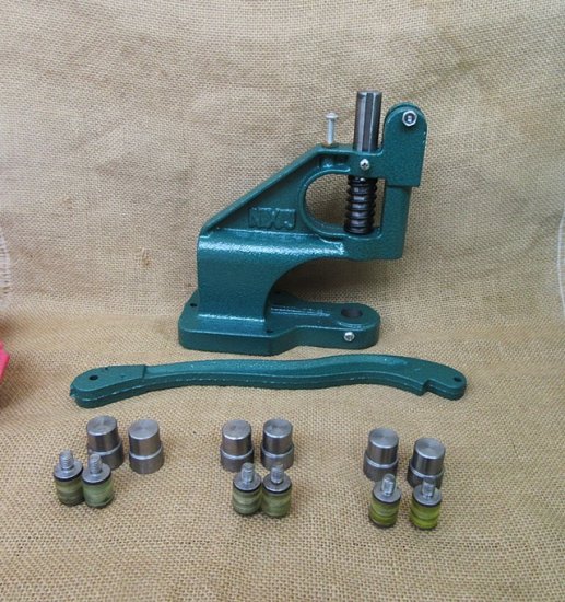 1Set Heavy Duty Eyelet Rivet Hand Press Setter Kits - Click Image to Close