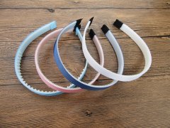 1Pc Plastic Headbands Hair Band Hair Hoop with Cover Hair Base 1Pc Plastic Headbands Hair Band Hair Hoop with Cover Hair Base