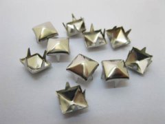(image for) 4x500Pcs Silver Color Pyramid Studs 7x7mm Leather Craft