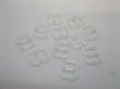 (image for) 500Pcs Clear Garter & Bra Strap Sliders 6mm