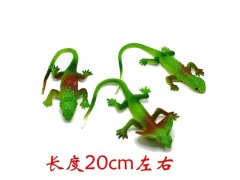 (image for) 10Pcs Realistic Safari Garden Joke Soft Lizard Props Toy 20x10cm